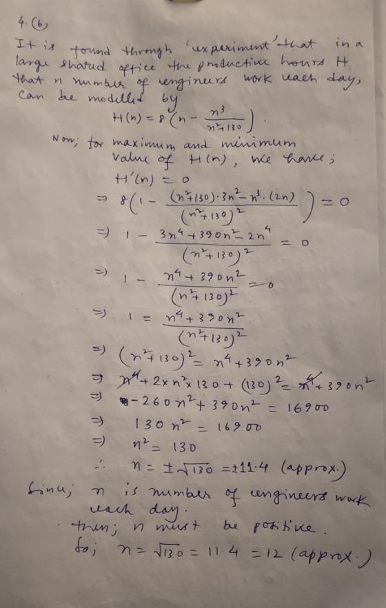 4.(b N for maximum and minimum mt 130 (n413リー m+13o ヲ mt 130) 74 2x ns l ヲ 冫ㄧㄥ 20こ11