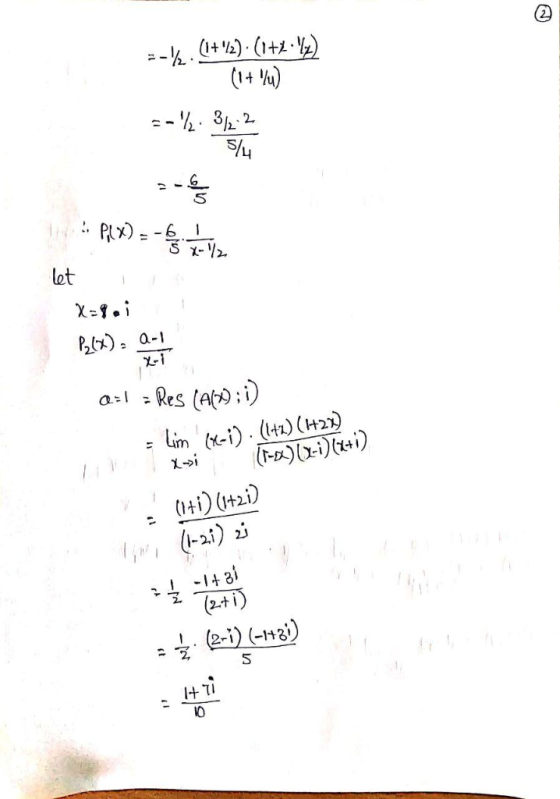(2) -% + 2) (1+2) 14 u) 2 1 lot P)a- Res (A (142) (H2) (T-A) (Xi)i) (141) (t2i) (-2i) -14 31 (2-+1) 2-) (-112 2J 10