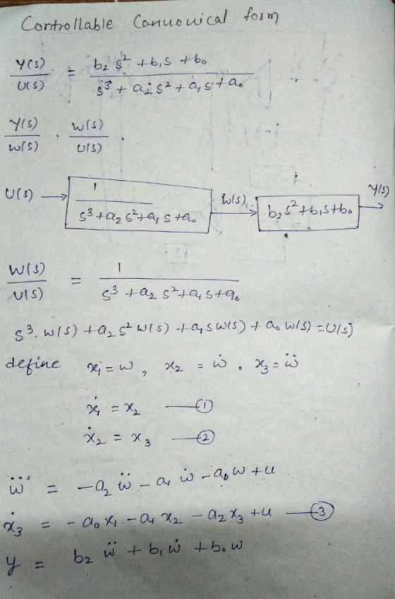 Contrellable Conuouucal foum Urs) Y(s) w(s) U(s) > wls) W(s) 2. 3
