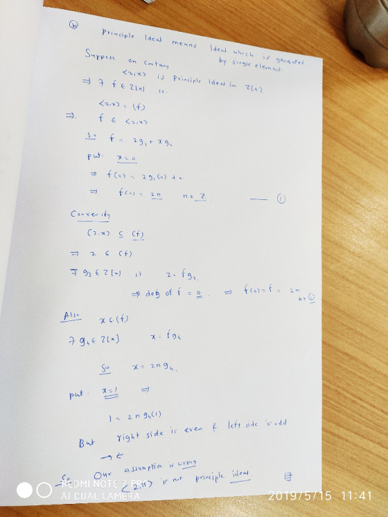 Pinciple lacal mesns dedl by x(F) wt nec Conver it C2. C (f) b년 at let de d Yight side is even -うぐ nr picie idal EDMI NOTE RO