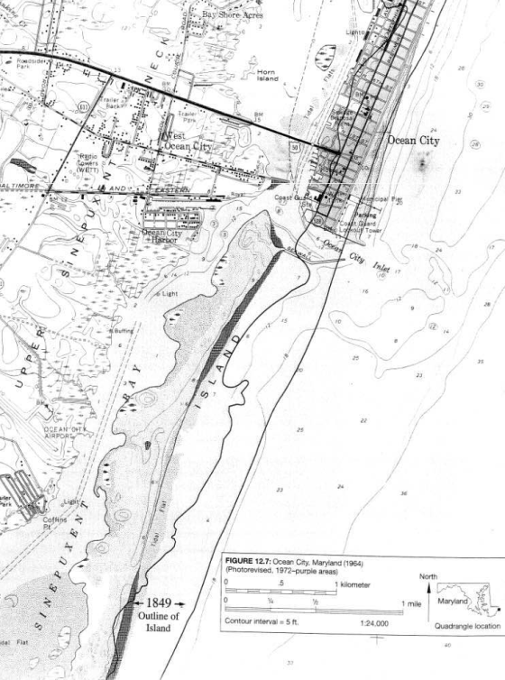 Bay Shore Apres Roadside Park Horn island aer : Tralen Ocean City Ocean City L WETT ASTERN cipal AND Ceast Qu Rayat AL TIMORE