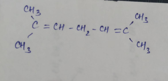 CH CAl 3 C = CH-CH 2-CH-C. CH/ CH