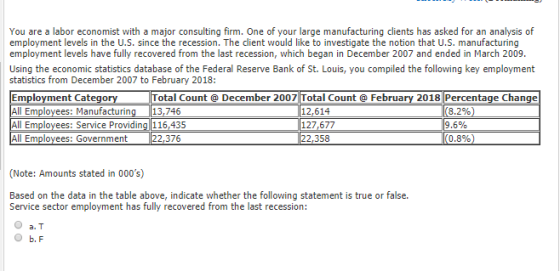 You are a labor economist with a major consulting firm. One of your large manufacturing clients has asked for an analysis of
