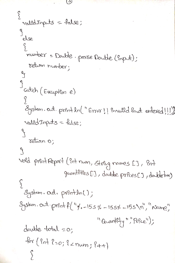Valid Fnpts Palse else catch Escaplon e)