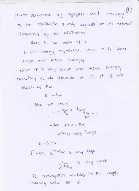 4 ondte osctuatPM by neguǐgible and ene 似om the natural and mea eney When Tis ew Smau and mean ene1Y Atco we know ーちぃー! 2- wh