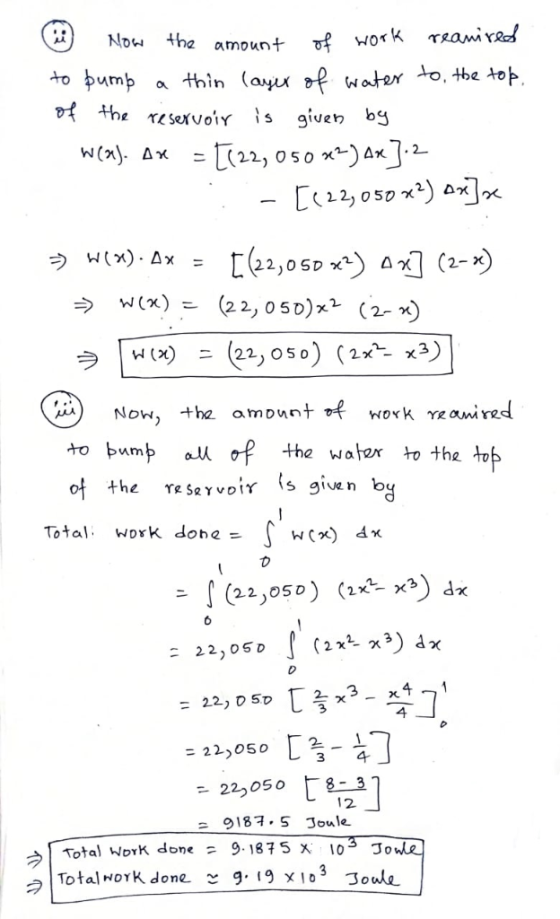 Now the amount Tf wo to þumb a thin (ayux -R water-lo, the toA tobamp auof the water to the to he re SeyvDIY is give n by Tot