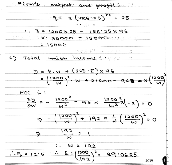 Firms onkpuk cimd Yfoud 25 2 (SE.SSI) 25 x q6 56 1200X 25 30000 wni on income i Total (225-E)xa E.W 1200 + 2160 o- a60 oX W