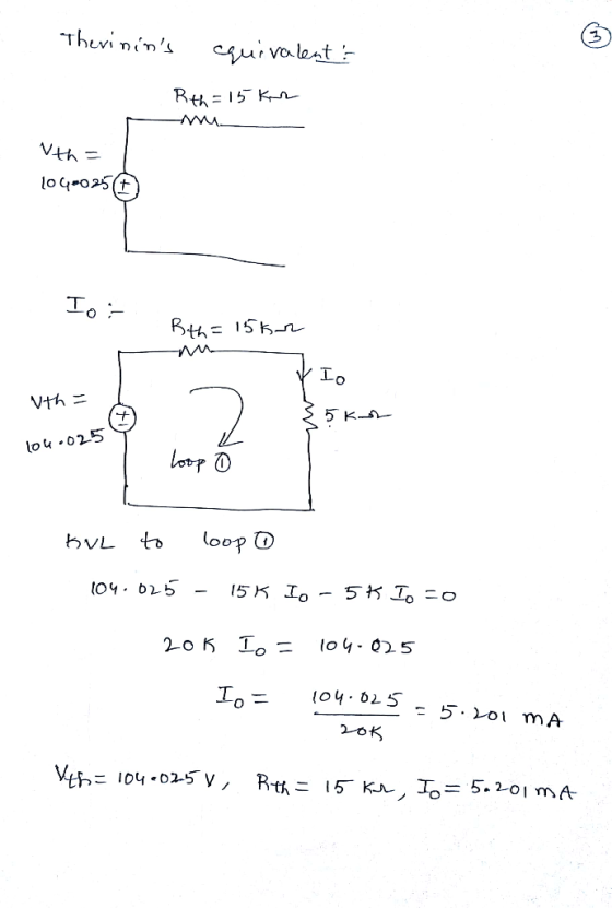 Thuvi nins ui valest Rth = 15 Kn WW Vth = lo4-025t Io Bth= 15kn WW- Vth ニ 5 K lou.025 loop D ちVL 155 I。一 55 I ニo to4- 05 5.0