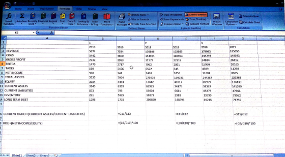 S Home Insert Page Layout Formulas Data Review View jb Σ 술 @囟 @自自伯. 9 eDefine Namela.- Trace Precedents Show Formulas Calcul