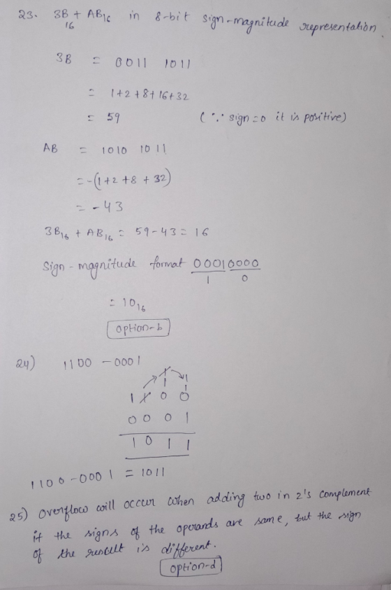 SB t ABIC 23. in &-bit $gmmaynitade upresentahibn 3 B 0011 101) I4248t 16432 59 Sign o it s positive) AB 10 11 10 10 -+ t8 32