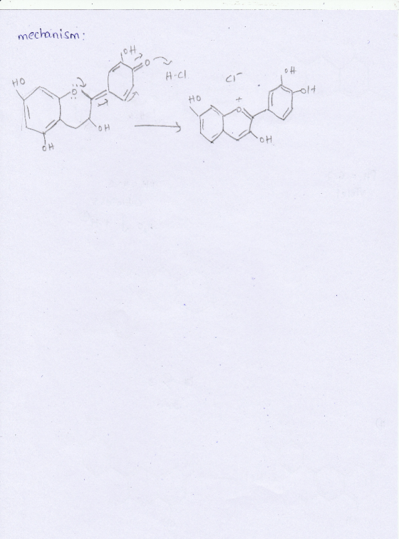 mechanism H-cl CI ho Ho o H