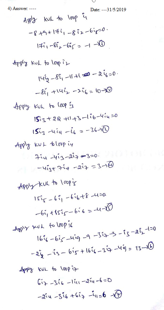4) Answer: Date: ---31/5/2019 Ap kul leop
