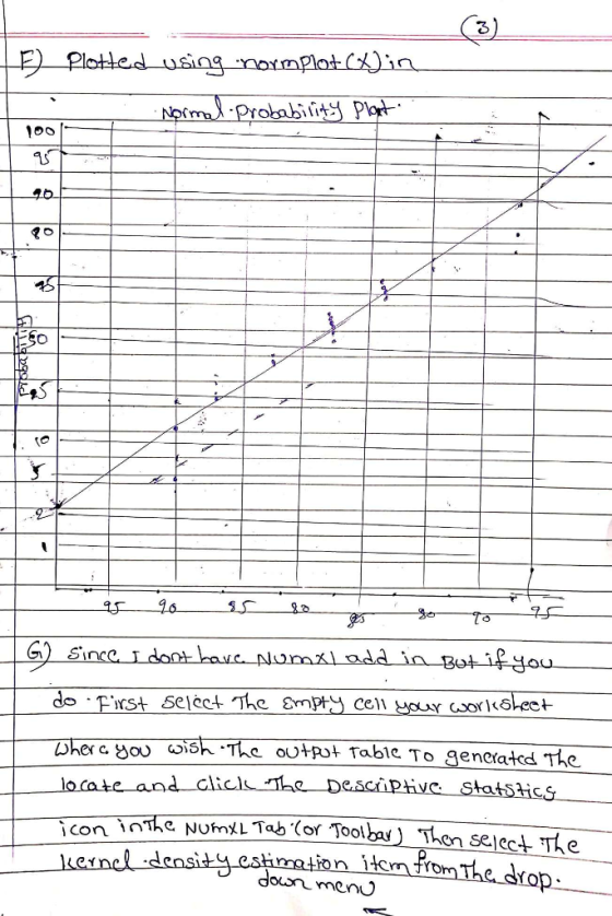 Norma ฐ Probability Plat locate and Clicli .c _Descipivc statstics e NUmiLTab or Tool en Se. n imrom rop