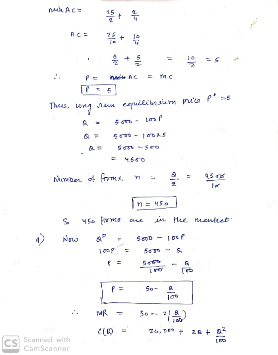 Ac C 25 10 5 m c vacte AC cauilibrsun pica P =s Thus 5 st0 5 600 5 o So Number ot frrms, n 45 o intue meutcet 50 fims So Noo