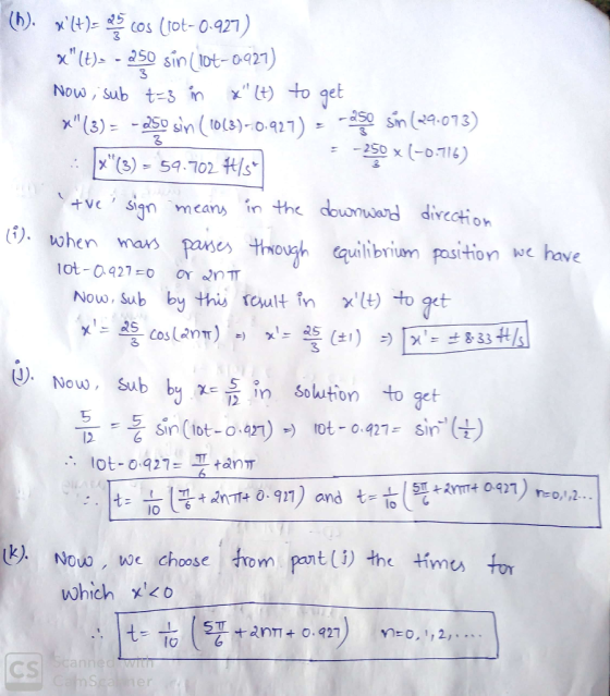 x(t)-aso sin(İot-0421) Now , sub t-3t) to get 3 3. |x(3)= 59.702.千t/s 250 x 6) :: means in+he duonard dire ()when mans pe t