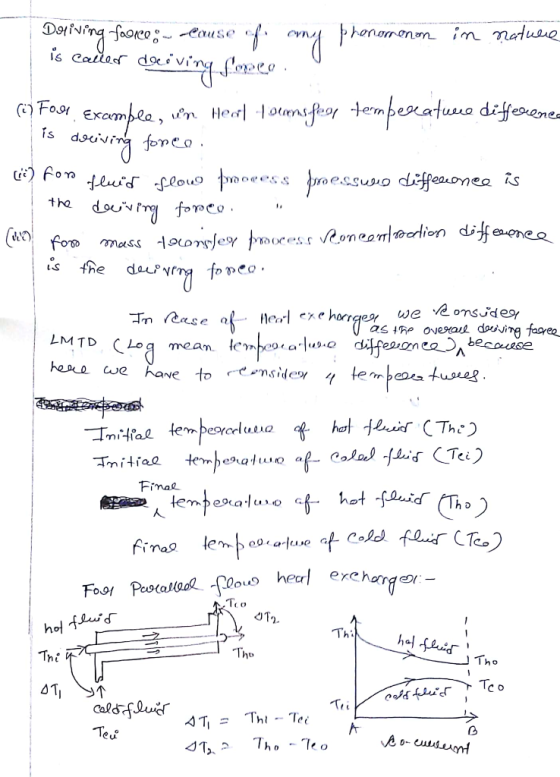 1S Foor ExCmm oneo ·s ea.cmeo 。es:sus, o da (4) fo mass becouse LMTD mag 2. Tn