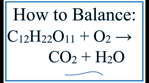 How to Balance: C12H22O11O2 CO2 H20