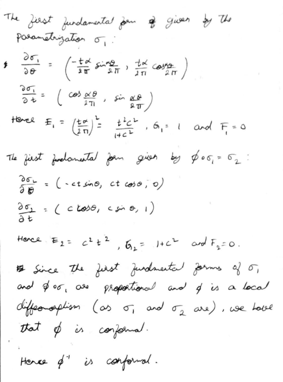 The Posamatrigaton Cos 2 7 Sin & 2も teree 七o anod Fo 2 7 The (et sino, ct ceso tose, c Sn I C Herce 2 J+cと and F=0. E, = 2 2