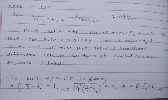 O:OS da b O025, 2 2 Here Cal 1t1 ytabt the e is-signifi cant difference h e tweer reast s given 七 DJら