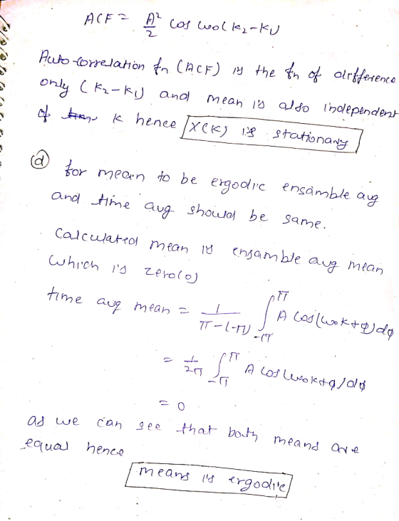 olrsfetenca mean如be ergodic ensamble ay and time aug shoudol be Same IT Ime avg mean . -ст 2仃 0 as we can ha bo* nean equa he
