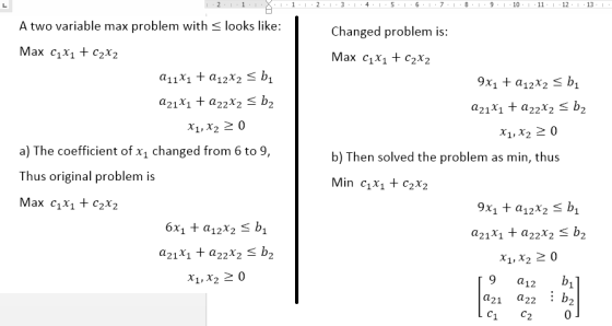 1617181 911011 12113I A two variable max problem with S looks like Changed problem is で2x2 1242 2212-2 2212-2 x1,X2 2 0 x1,X2
