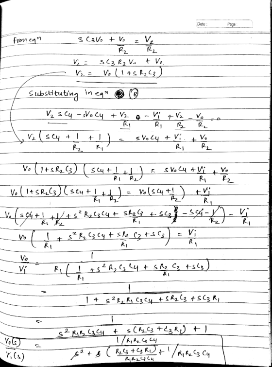 rm eam 2 Substitutinn in ean 2. S C v,Cs)