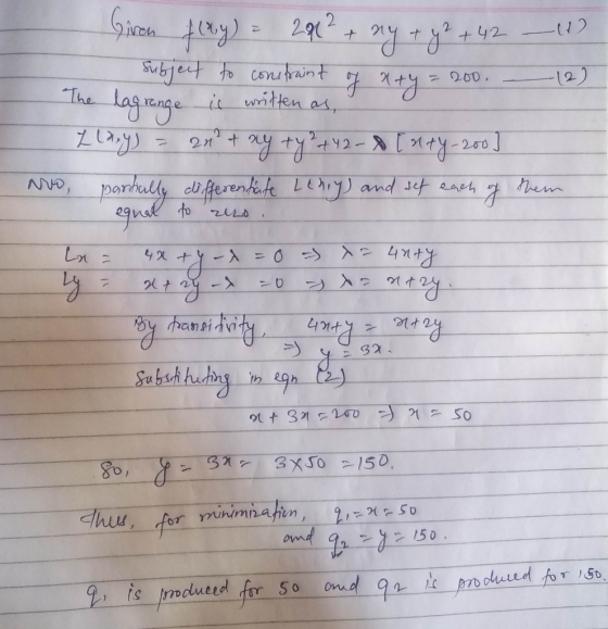 Sien y 2912 -t12 +42 + Subjert fo cntaint agrange it witen as 200 The -200 492- pasrhaly NVO ei ferenhife Lihry and set -入=0