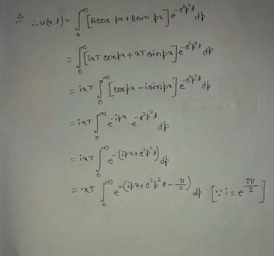 (f9 Acos pat Bain pr e T coath+aTinpaled C in T dp =inT dp - inT 2, 2 =e 2