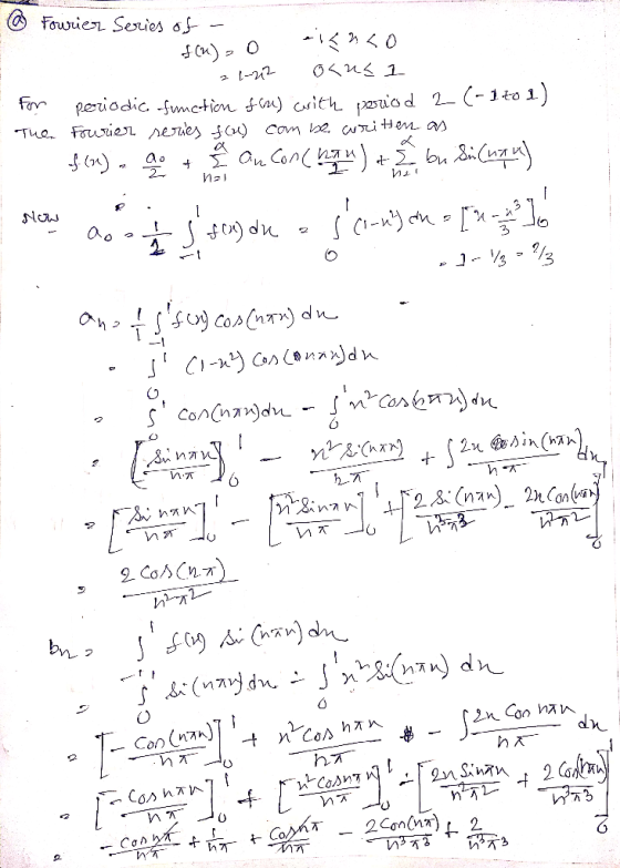 Fowrien Series o *くみく0 ○くnく1 2 -2 Forr periodic fmetien ) ith p2sics d Fowie eTaes ^cu) (T 0- Tuo Com cNJi Hem aM an Con a o