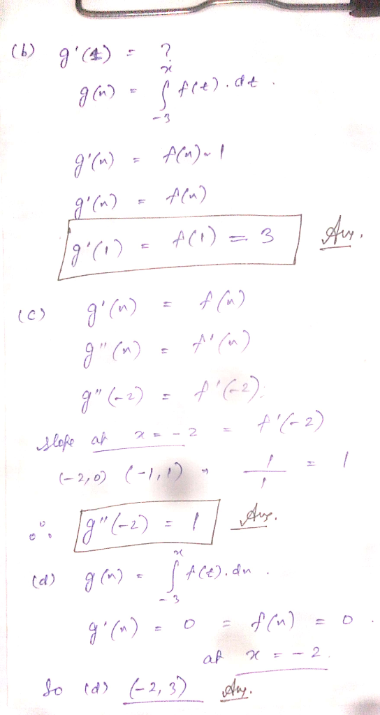 (b) (),6 g ) Aoy ACI C) Mafe ah (2,0) (-1,) (d) (9P - 2 af E2, 3)