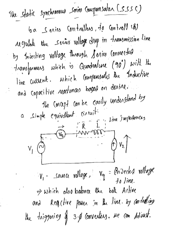 Tstotic ymchamus Soio Cupenalan (sss) in tnansmission line by hhing volhage tnugh Aenin (annedes whrh Quedatne (n) toil k wh