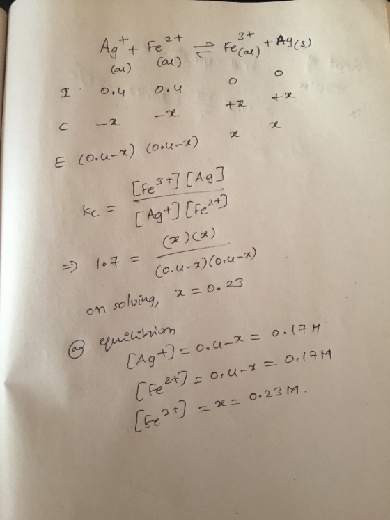 Ag+ Fe 2t 3+ Fea)As) Cau) (ai) O.4 O 4 +2 +2 C E (0.u-x) Co.u-z) CFe7 CA9 kc 2 CAg 7 Co.u-z)(0.4-x) solving X 0. 23 On eaclc
