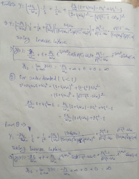 + S+EwA Takfing inverse lalee gnt tt wn (n Por Underdanbed 1) S+fejTREn) s+fn)-241 L = Gal n fom 0 r 221 St-Gn Taking inverse