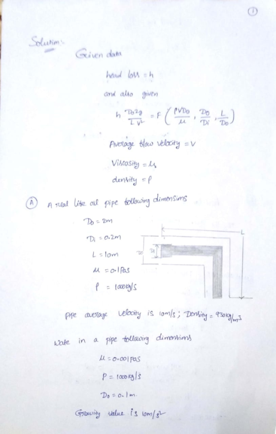 Given dats heud low - h and alio hiven Viscosity dlimensims uate in a ppellaog dimenhions μ :0.colpas