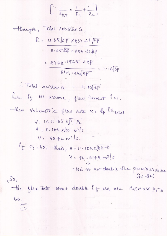 1 R1 Rtot R Hhere fore, total Aesistan R=165JAP x 23+.61 ap 6AP236AP toop Q49.26JAP Total edi&ton Ce -1a4P tlouo Curreut {-1.