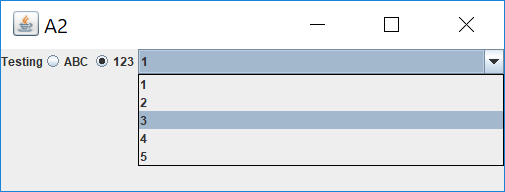 X A2 Testing ABC O 123 1 1 3 4 5