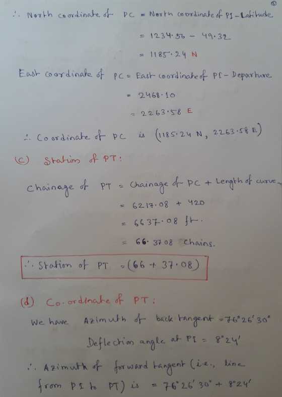 12.34. 5.32 2468 10 Statim PT: 66.3708 广chains. Station o PT(66 + 37 08 We hawe Azimut d bhack angent -76 26 30 Defle chi