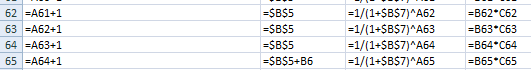 62 A61+1 63 -A62+1 SBS5 1/(1+SBS7)A62-862°C62 -1/(1+SBS7)AA63 -1/(1+SBS7)AA64 -863°C63 SBS5 64 -A63+1 -B64 C64 65 EA64+1
