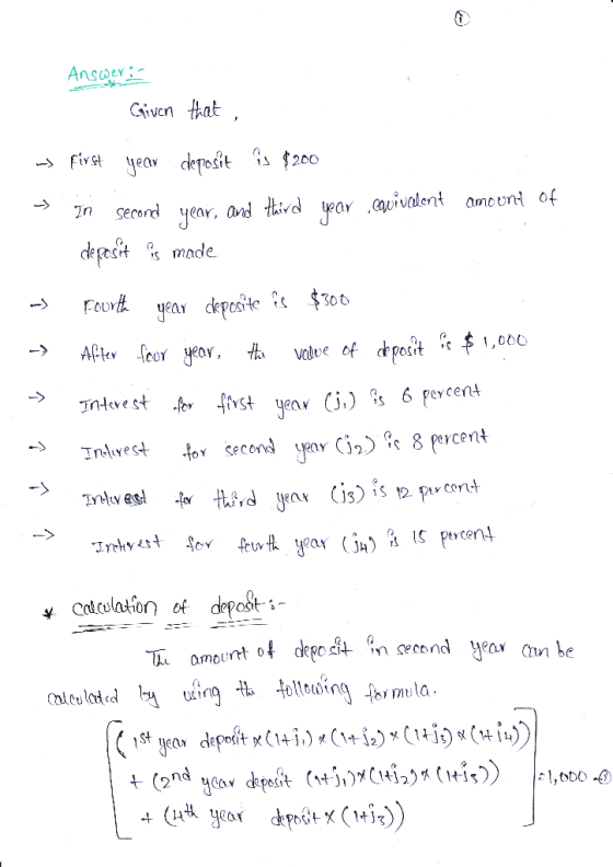 wen ev, add of osit s $ 1,000 6 Peycent YCG