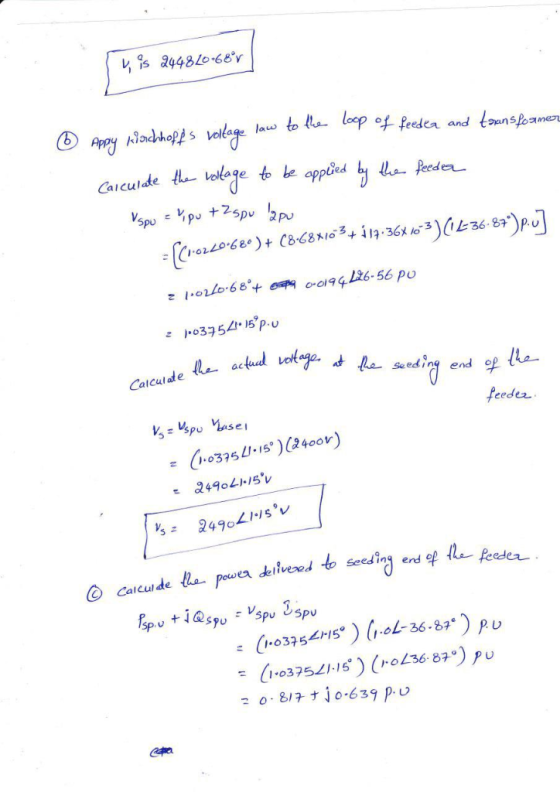 edea and toansPome 1.ouo. 684 e.주9 o. 야94126. 56 po τ Calculde eedez (1.0375 15° )(2400 v) z 殷249oki.isv iveae Calcul de end