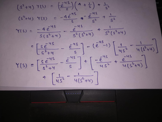 A + (#+) 4e 18 2 S2 4e 8 S(st+4) YO) 46 13 s2(s4) S (st44) se 4S (e -1) 2 1 4(st4) se Y(S) 45 e Sh- I45 2 4(s44) (ht5)h