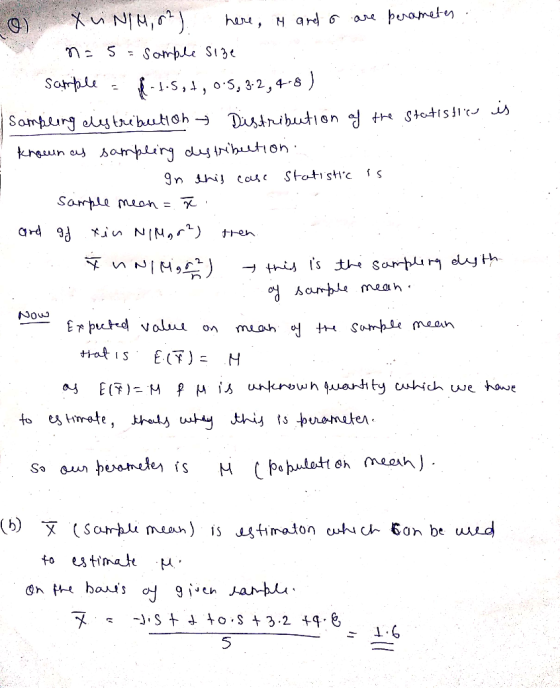 Now to estimat H