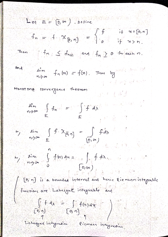 Len Detine To, t eath n, Then an and Thu +heorem Monot Dne genie conve fn Lim -- im na Ton a bounded inderval ano henie Rie m