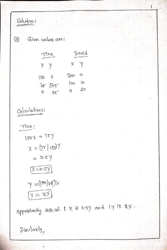 Soluton Gren value are: Dauid Tina 200 C 00 Caloslations (15150Y X = 0-ry y ax Opportun ty Gostof I x is 65y and ly is ax Sin