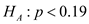 H p<0.19