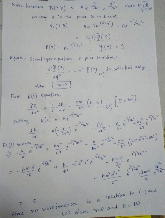 wihn it in te polar co-ordinte AgScho linger esuatiox im pl gal n lar la-ordi ate o) Fom Rt) eqhation 2m (u- dd r d P Al- fr