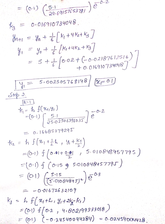 5.1 ke = 0.016910734048 0.0169 10 734oy & 5.0025057681 48| 0,- 35.0 2506396035 = o.1668S379295- (b.1) f(0.01十0.01 , 5.olo&484