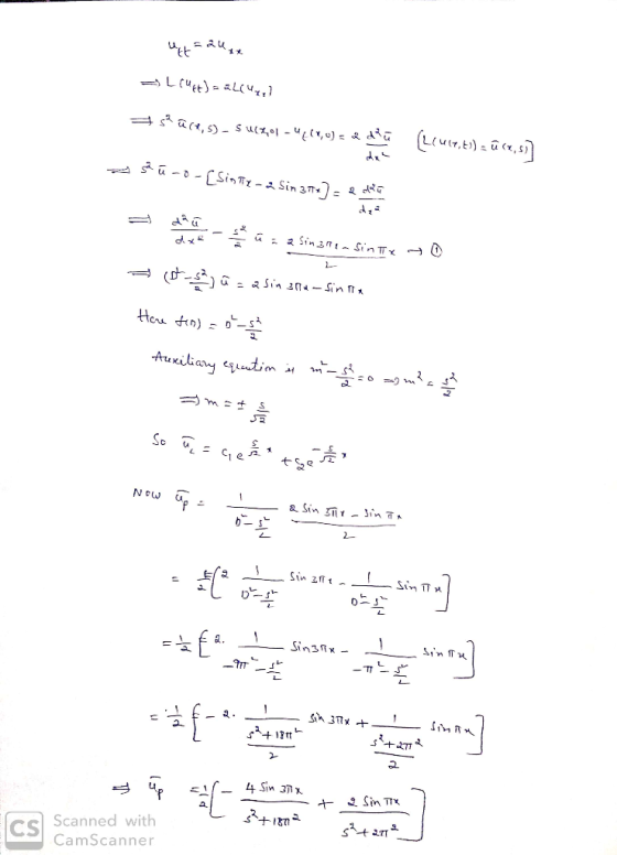 d -f SinTy- aSin 3 : 3 Sin2t SinTx a0 1- a Sin 2na- Sin Auxiliany qution So Ncw a Sin in 2- Sin 3fT1 Sin x Sin3 3 4 Sin 3n Si