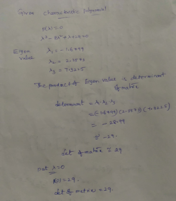 apvem Chora ceridic polynomial em valua ん= 2.35刊 determinant =^^2.Pg 64679) C2.. 35+3) (to 32.2.5