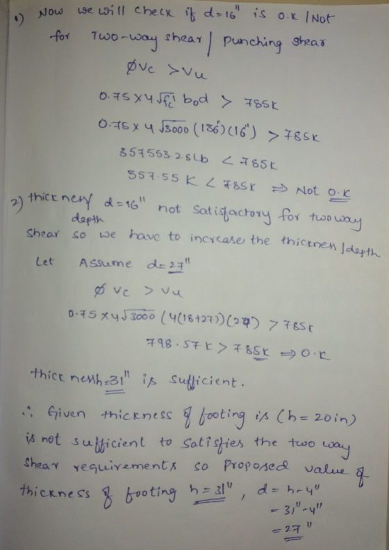 shea unching Shear -for Two- 351553 2sub L 485 thi t nen d=16 2) Shear so ve have to incycare the thictnen jdopth Sat itacho